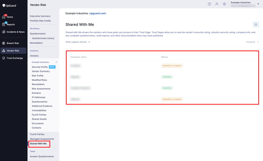 What is the Shared With Me module?
