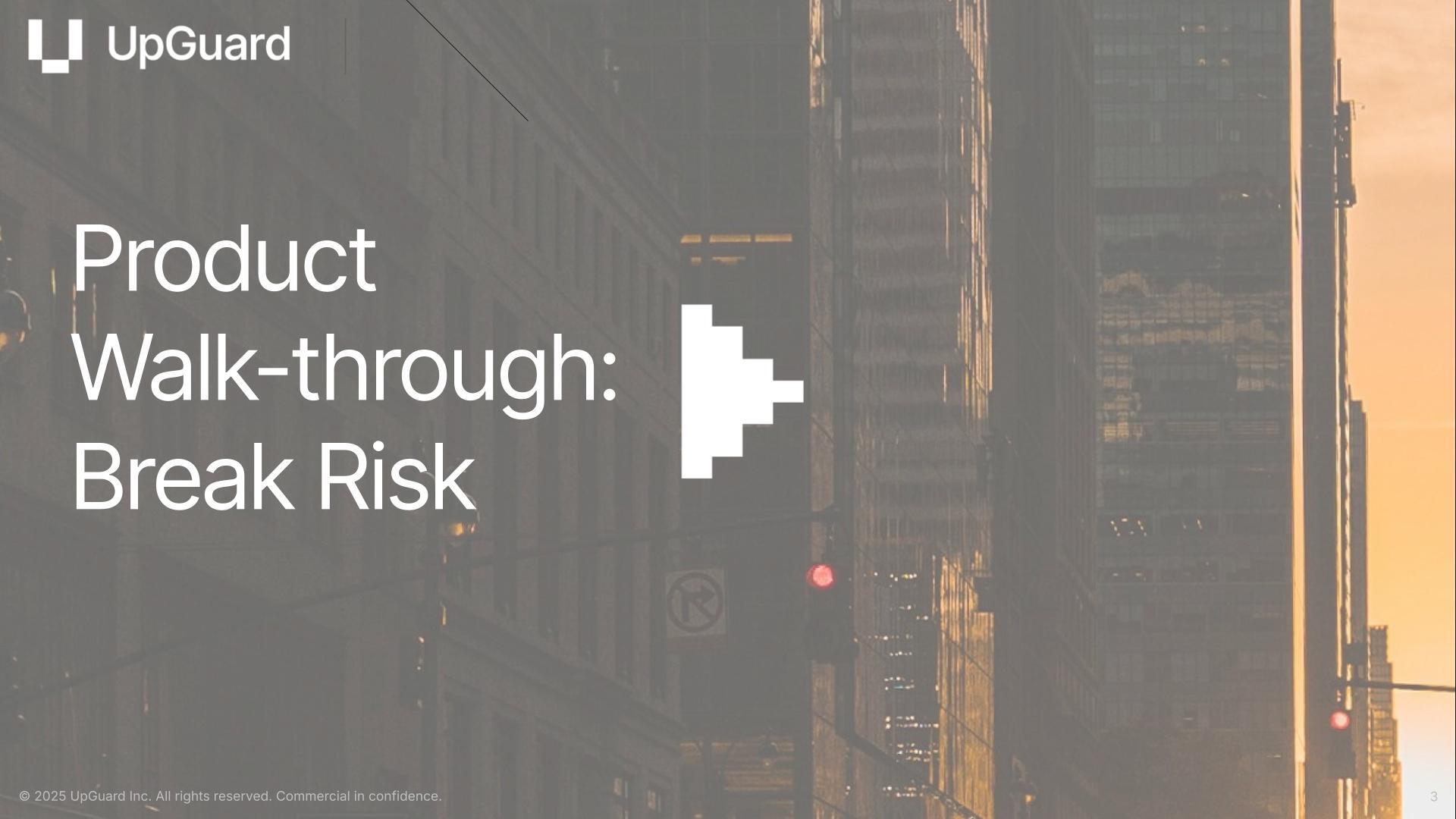Product Walk-through: Breach Risk