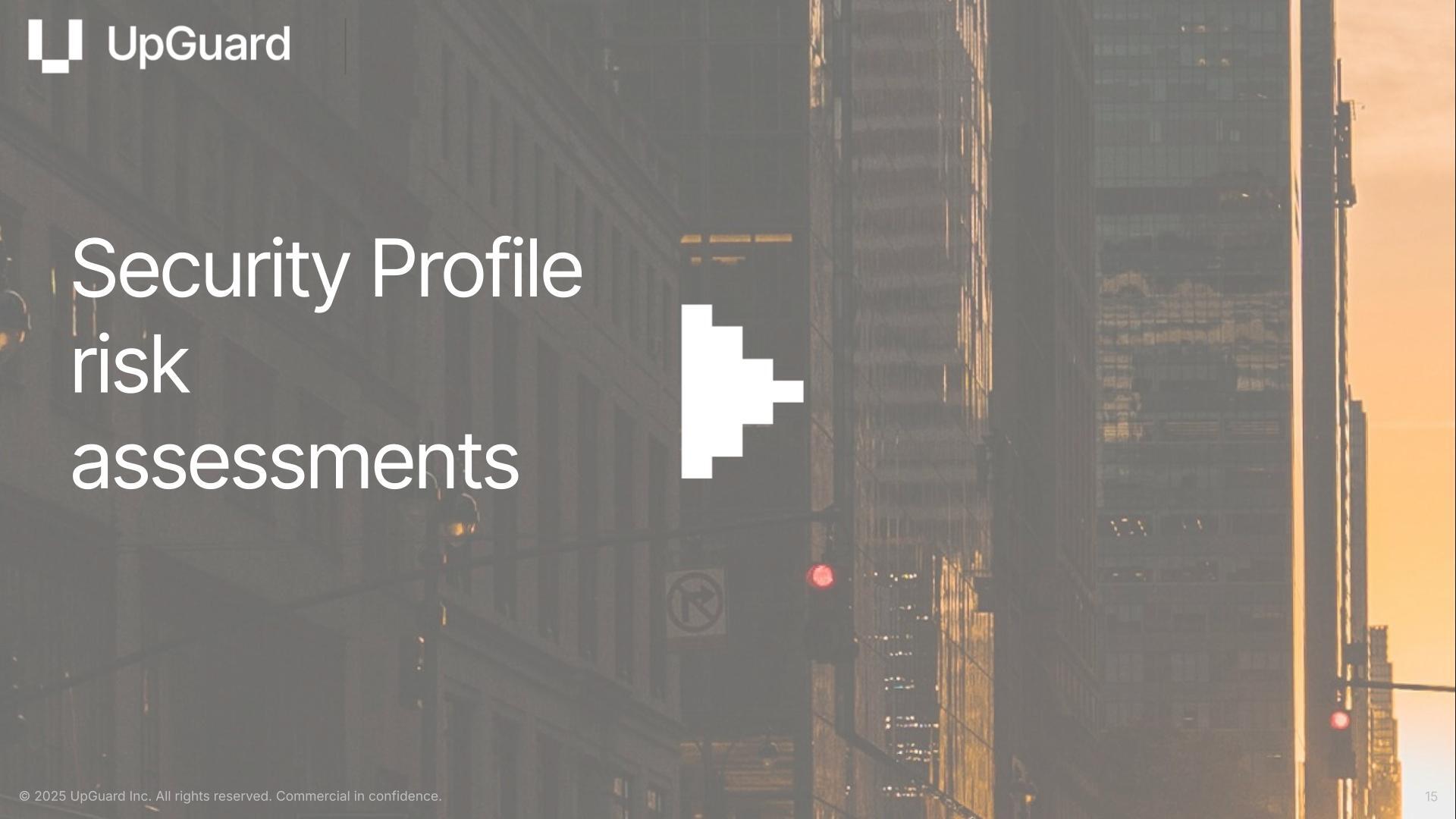 Security Profile: Risk Assessments