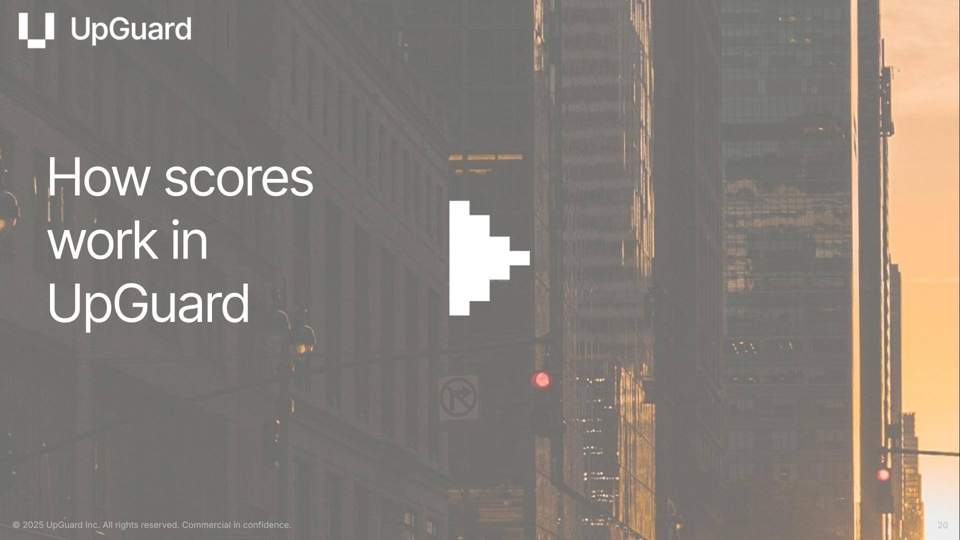 How Scores Work in UpGuard